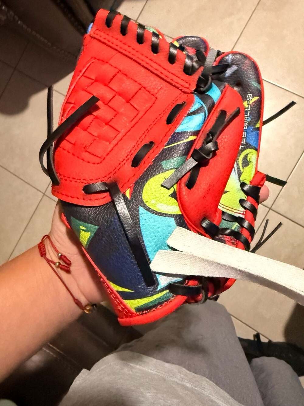 Ortiz 34 2020 Limited Edition Graffiti Baseball Glove TZBG900NR-WM - Picture 2 of 10